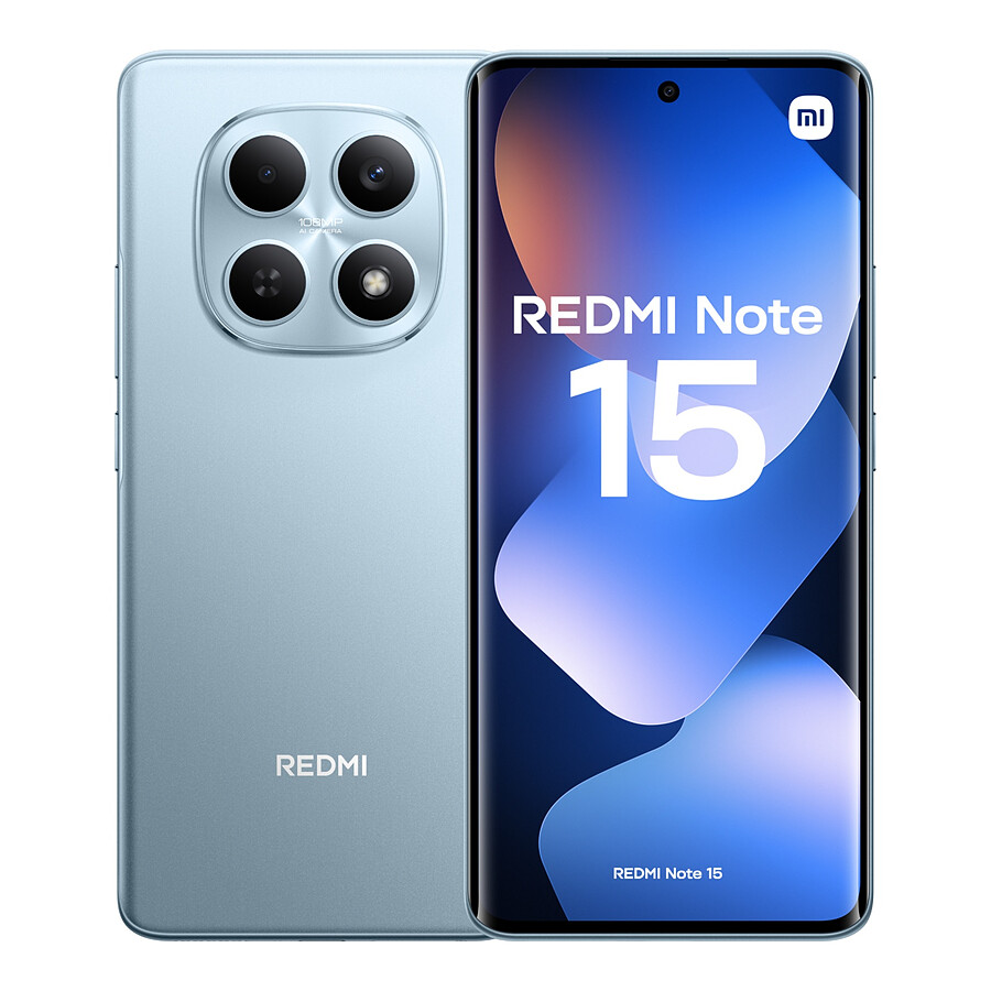 SMARTPHONE XIAOMI REDMI NOTE 15 5G 6,83 8GB RAM 256GB ROM GLACIER BLUE - miniatura 2