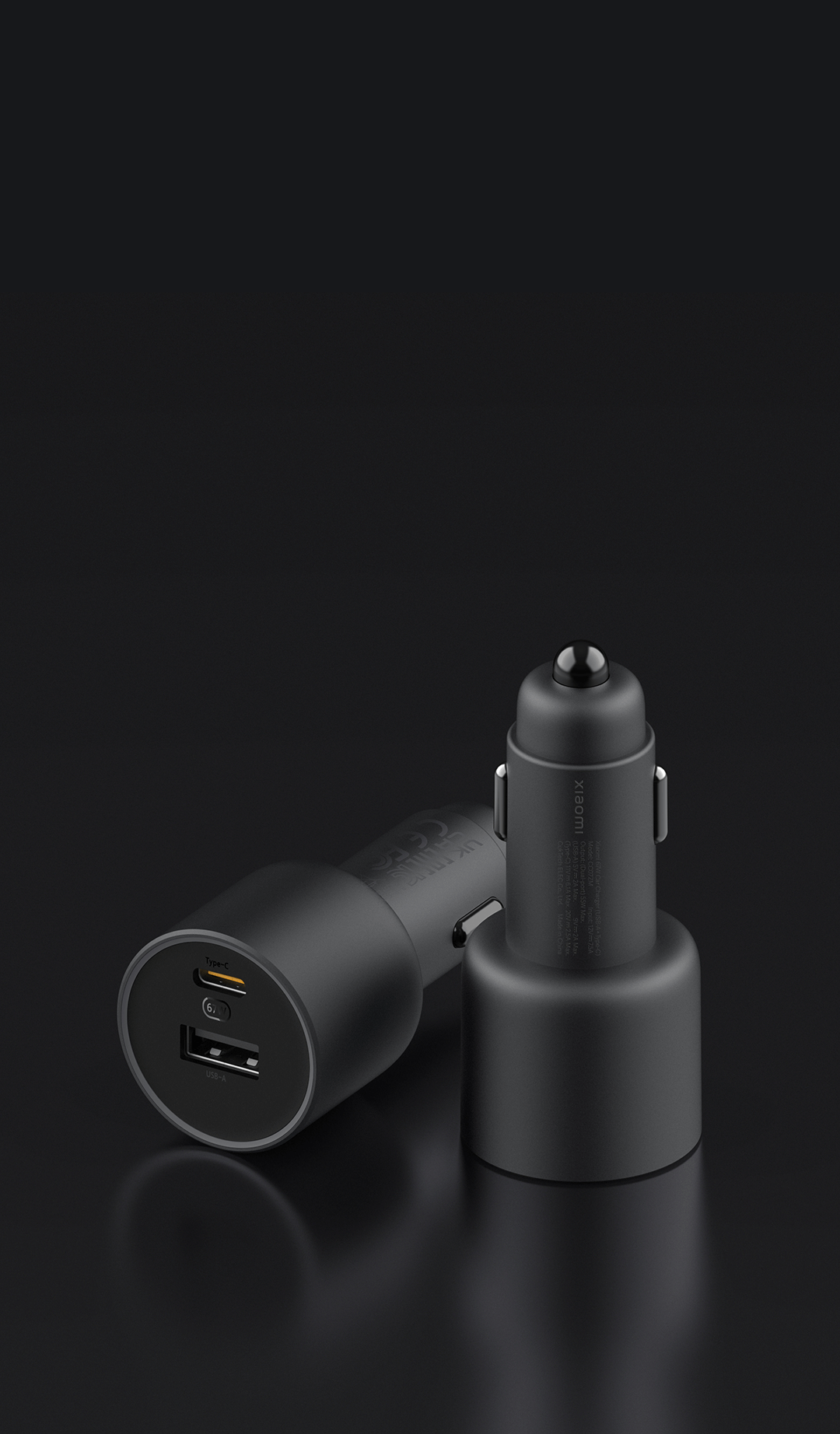 CARGADOR DE COCHE XIAOMI 67W CAR CHARGER (USB-A + TYPE-C) - miniatura 3