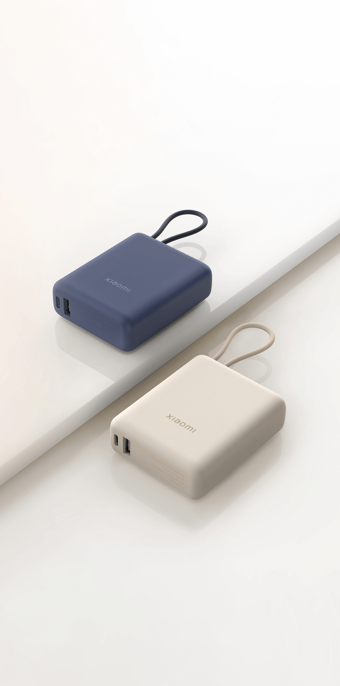 POWERBANK XIAOMI 33W 10000MAH INTEGRATED CABLE ICE BLUE