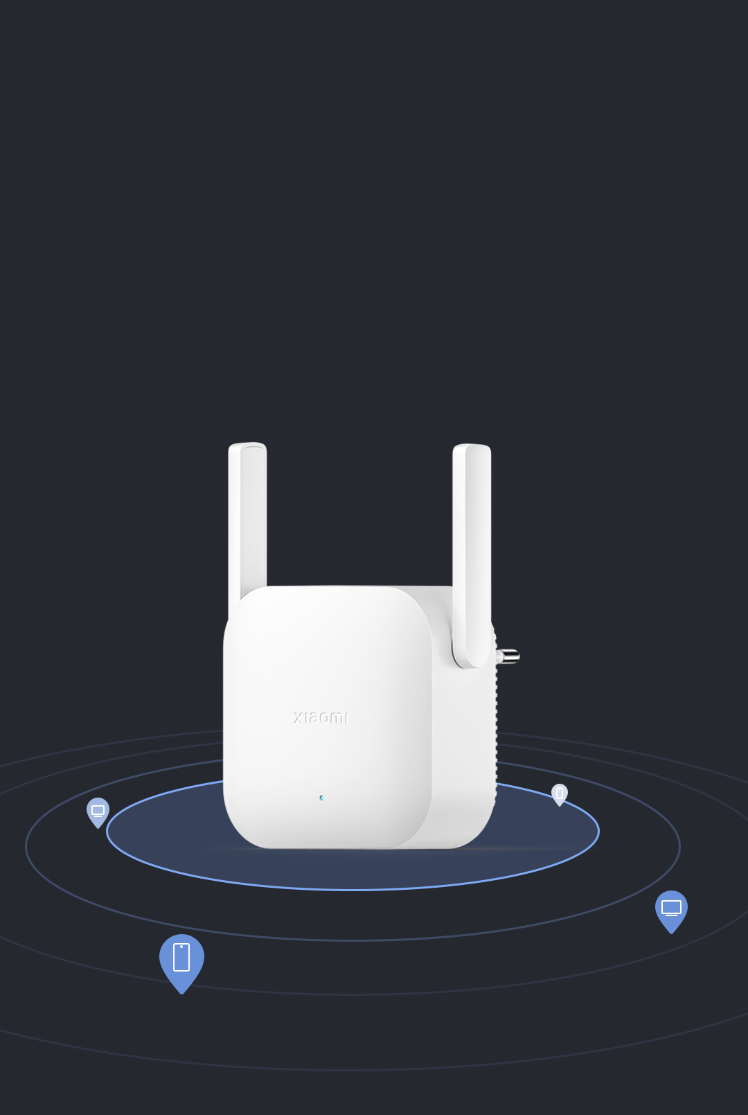 REPETIDOR WIFI XIAOMI EXTENDER WIFI RANGE N300 - miniatura 3